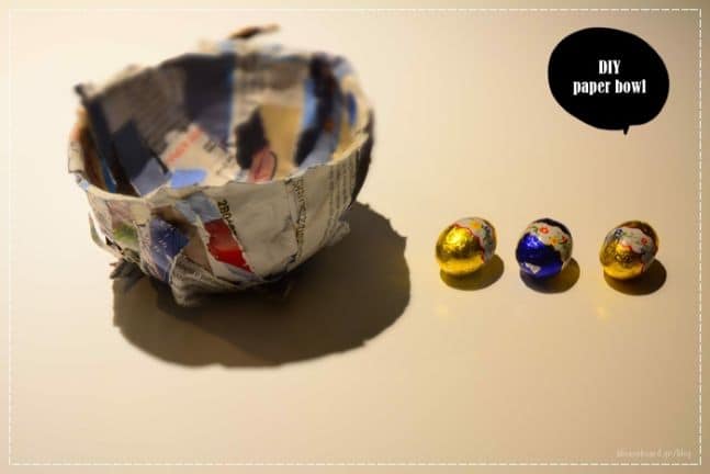 Φτιάξτο μόνος – DIY paper bowl