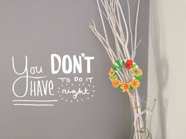 A special post by Alice: DIY Paper Wreath