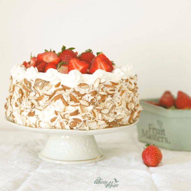 τούρτα φράουλα pasta flora 1