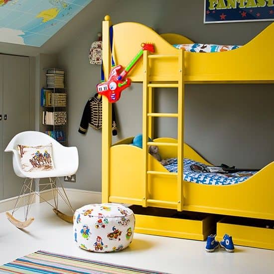 Κίτρινο χρώμα στο παιδικό δωμάτιο – Τολμάς;