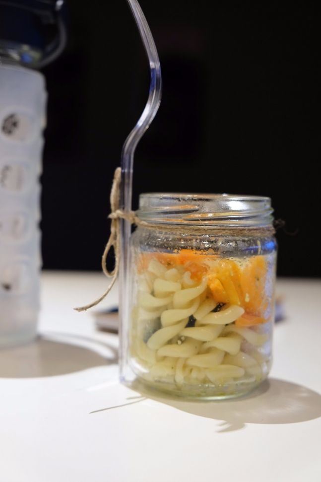 σνακ για το σχολειο, σαλατα με fusilli 